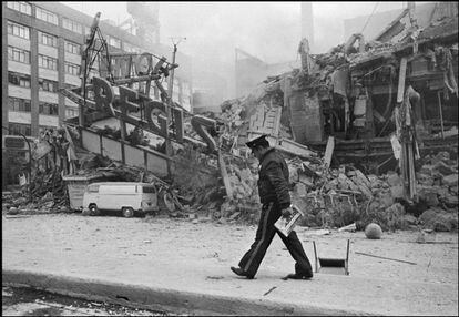 El Hotel Regis, que colapsó en el terremoto de 1985 en Ciudad de México.