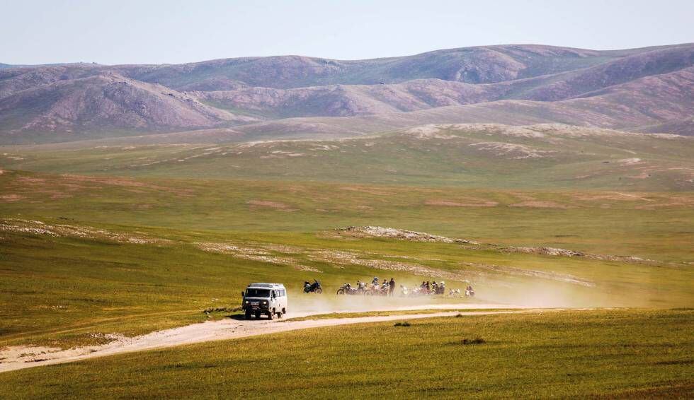Ruta de la agencia 30mps en Mongolia.