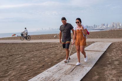 The Mar del Plata Surf School, which offers surf lessons for disabled people.