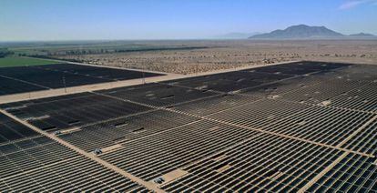 Imagen de una planta fotovoltaica en EE UU. 