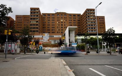 El hospital de la Vall d'Hebron, en Barcelona.