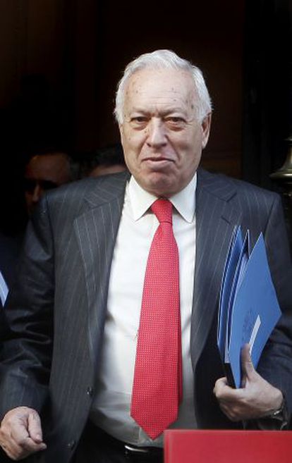 El ministro de Exteriores, Jos&eacute; Manuel Garc&iacute;a-Margallo.