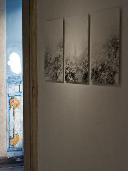 Fotografías de Mariano Rennella expuestas en la galería Carpe Diem, en Lisboa.