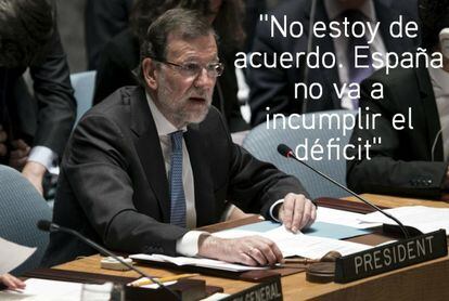 Rajoy contesta tajante