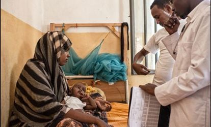 Sala de maternidad en el centro de salud de Dolo Ado, Etiop&iacute;a.