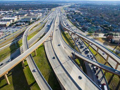 Carretera North Tarrant Express en Texas, construida por Ferrovial.