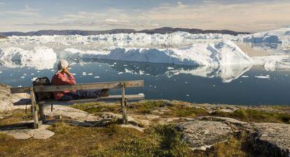 La capa de hielo del centro de Groenlandia mide m&aacute;s de dos kil&oacute;metros.