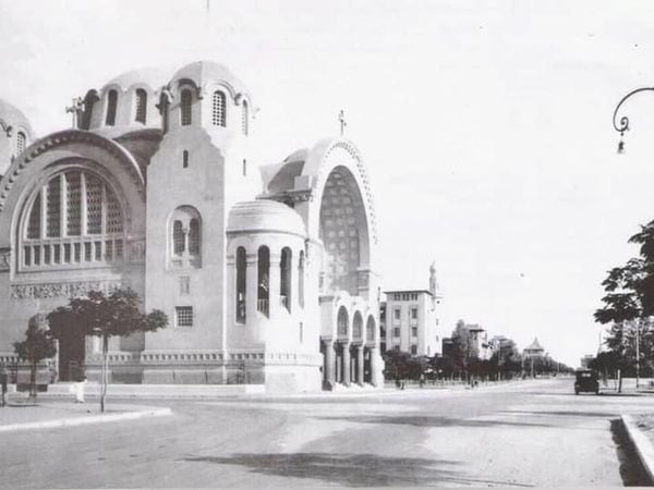 Imagen de archivo de la Basílica de la Virgen Santa, de 1913, inspirada en Santa Sofía de Estambul y en la que yace enterrado Empain.