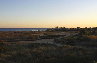 Vista de la platja de Creixell, a Tarragona.