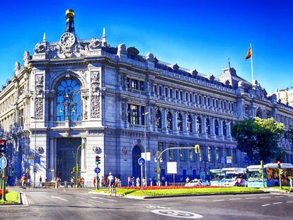 Fachada del Banco de España