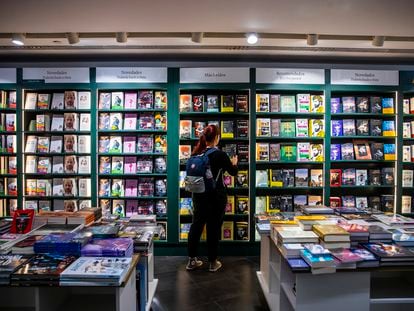 La librería La Casa del Libro, en la Gran Vía madrileña, el 21 de marzo de 2022.