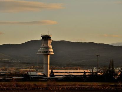 Vista del aeropuerto de Foronda.