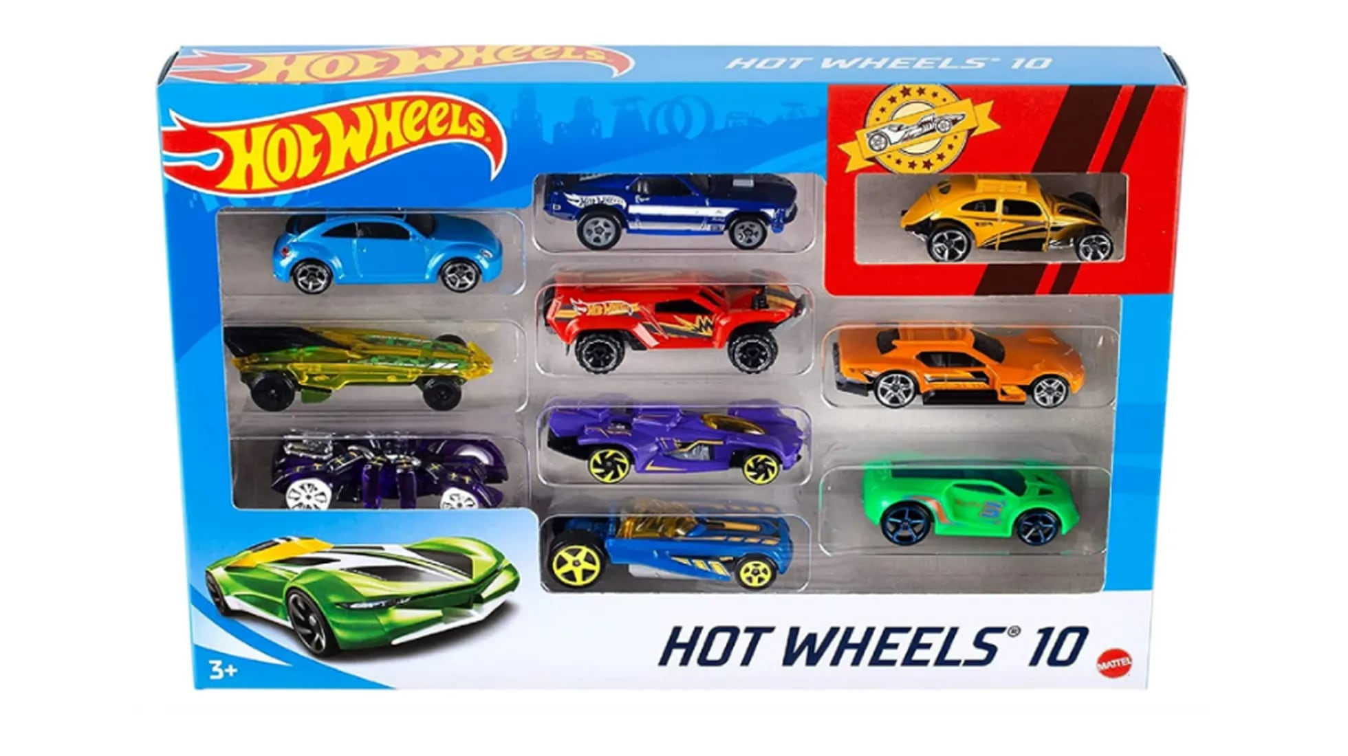 Juego de camión de juguete de transporte 13 en 1 con 12 mini autos, para  niños y niñas de 3 a 6 años