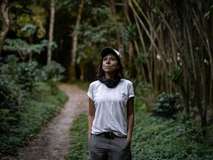 La chef guatemalteca, Debora Fadul del restaurante DIACÁ, en la finca San Jerónimo Miramar, en la zona Boca Costa de Guatemala, el 8 de julio de 2022. 