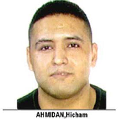 Hicham Ahmidan, en una imagen difundida por Interior esta misma semana.