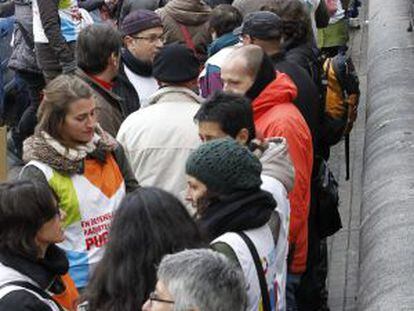 Trabajadores de Telemadrid piden amparo el pasado d&iacute;a 7 a la defensora del Pueblo.