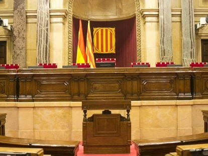 La Mesa del Parlament.