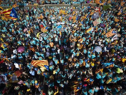 Una imagen de la Diada de 2019.