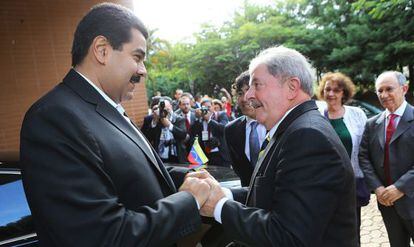 Lula recibe a Maduro.