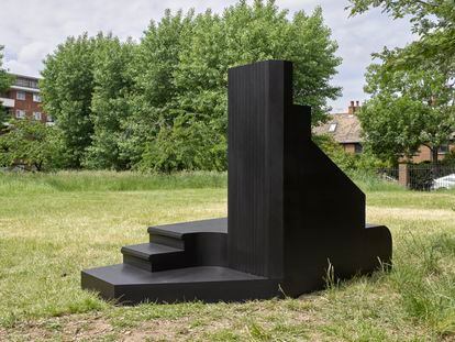 Escultura en The Albany (Londres), una extensión del proyecto de Counterspace para Serpentine Pavilion.