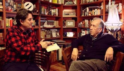Luis García Montero conversa con Joan Margarit.