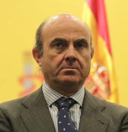 El ministro de Economía, Luis De Guindos.