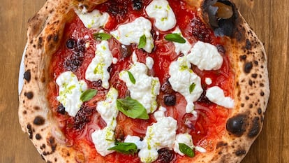 La pizza Calabria de La Balmesina
