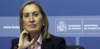 La ministra de Fomento, Ana Pastor.