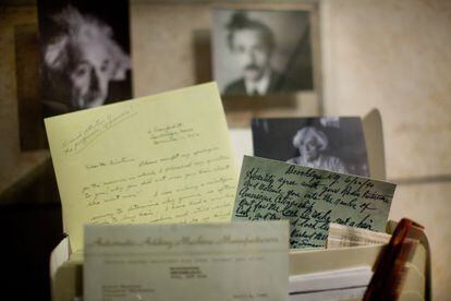 Algunos de los documentos de Einstein que han sido digitalizados.