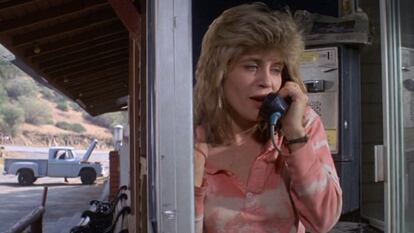 Linda Hamilton en un momento de 'Terminator' (1984).