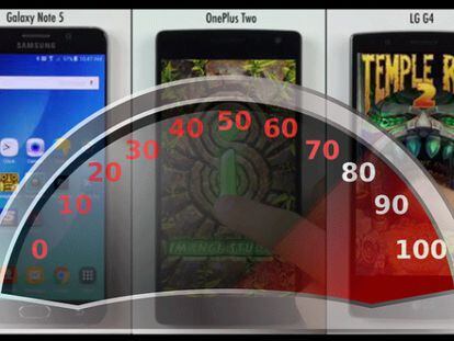 Samsung Galaxy Note 5, LG G4 o OnePlus 2 ¿cuál es más rápido?