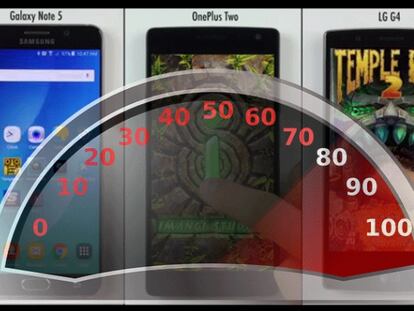 Samsung Galaxy Note 5, LG G4 o OnePlus 2 ¿cuál es más rápido?