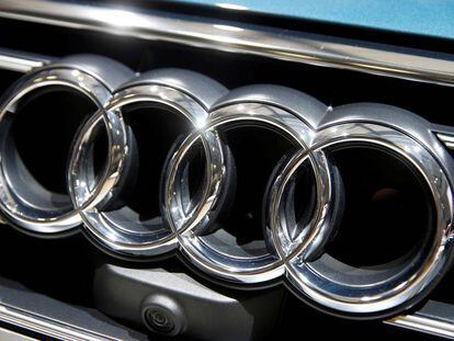 Símbolo de la firma alemana de coches Audi.