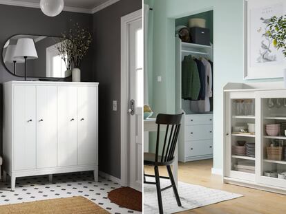 Estos muebles quedan perfectos en dormitorios, salones o comedores. CORTESÍA DE IKEA.