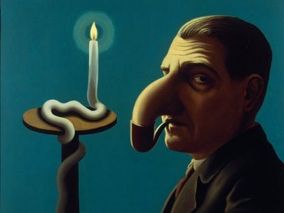 "La Lampe philosophique", 1936. Colección privada.