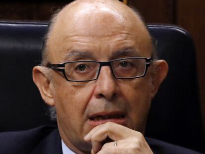 El ministro de Hacienda y Función Pública, Cristóbal Montoro.