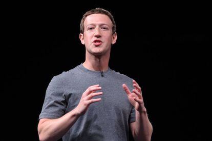 El fundador de Facebook, Mark Zuckerberg, el pasado marzo en Barcelona.