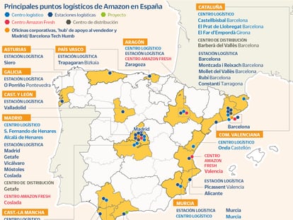 Amazon reactiva su plan inmobiliario con la apertura de más centros logísticos
