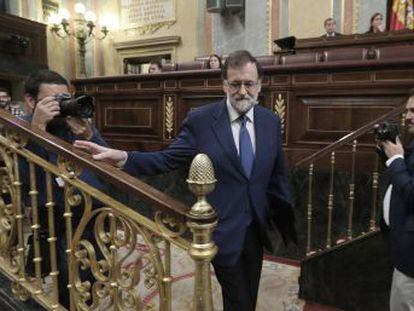 El presidente advierte a los independentistas y critica la movilización que impulsa Podemos