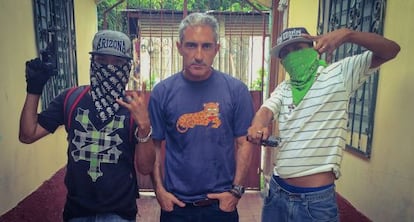 Jon Sistiaga, en una imagen del documental 'Honduras: la mara vida'.