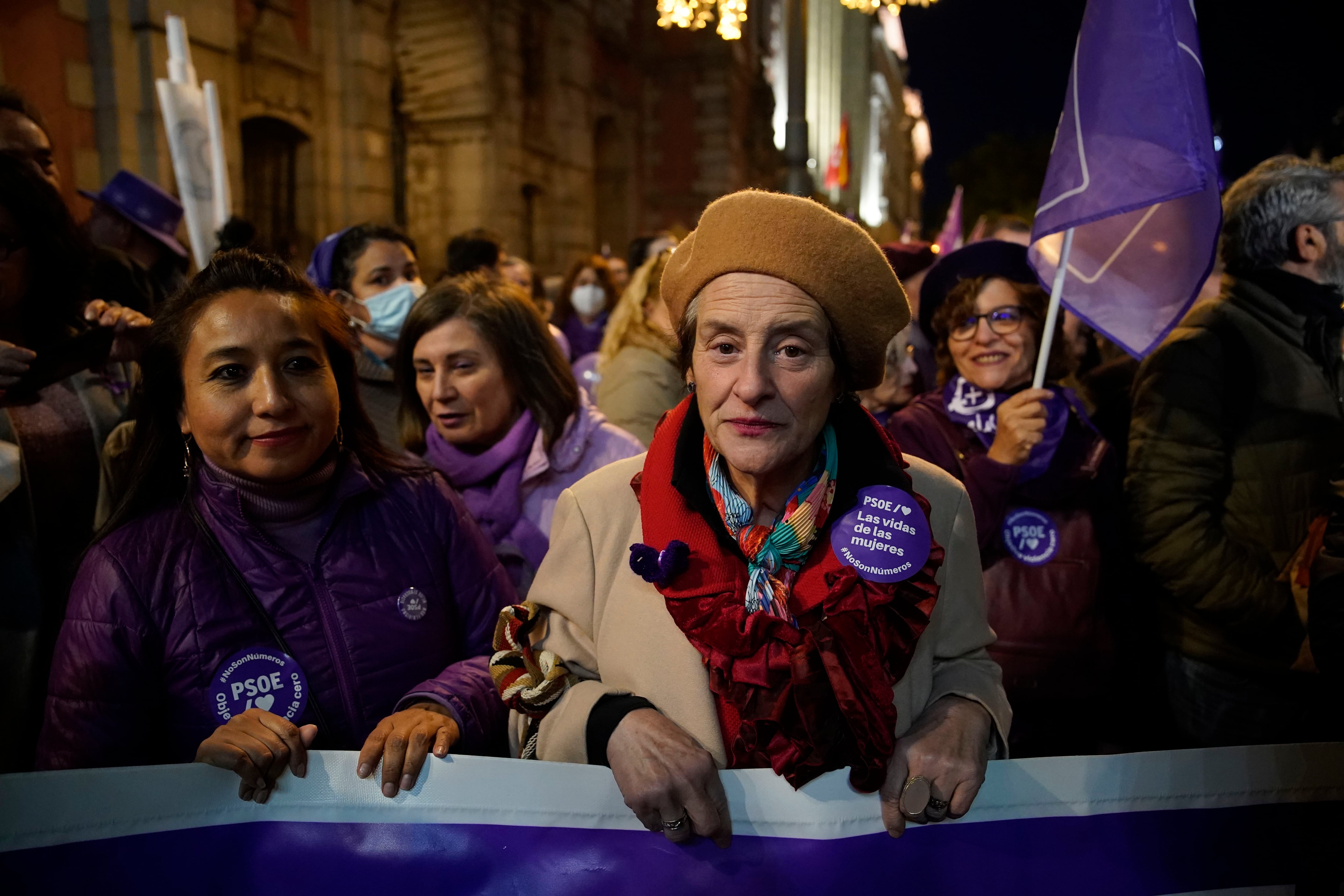 Arranca la manifestación contra la violencia machista en Madrid