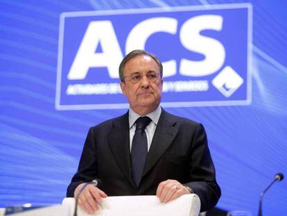 Florentino P&eacute;rez, presidente de ACS. 