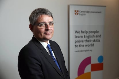 Saul Nassé, director ejecutivo de Cambridge English, en su sede en Madrid.