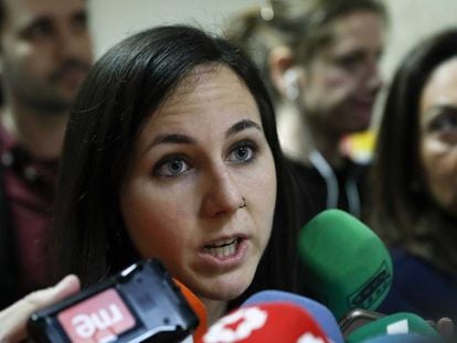 Ione Belarra, portavoz adjunta de Unidos Podemos en el Congreso.