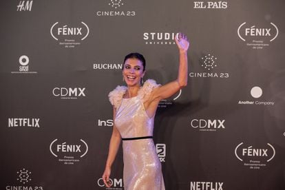 La actriz española Maribel Verdú también se ha sumado a la fiesta del cine iberoamericano.
