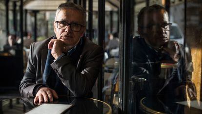 El escritor y periodista Taghi Rahmani, el 19 de octubre en París.