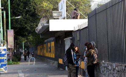 El CCH Vallejo, tomado por los alumnos.