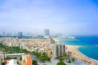 La ciudad de Barcelona.