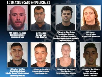 Los 10 fugitivos que la Policía Nacional sospecha que están en España y sobre los que ha pedido a la ciudadanía que avise si los detectan.