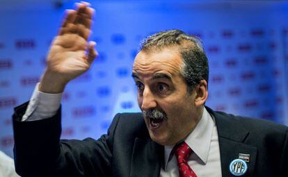 Guillermo Moreno, en un acto en mayo de 2012.